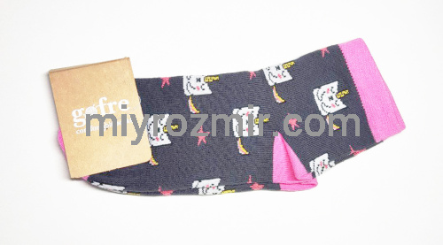 Gofre 301 темно-сірі шкарпетки з Єдинорогом на дівчинку фото 2 Gofre 301 темно-сірі шкарпетки з Єдинорогом на дівчинку фото 2