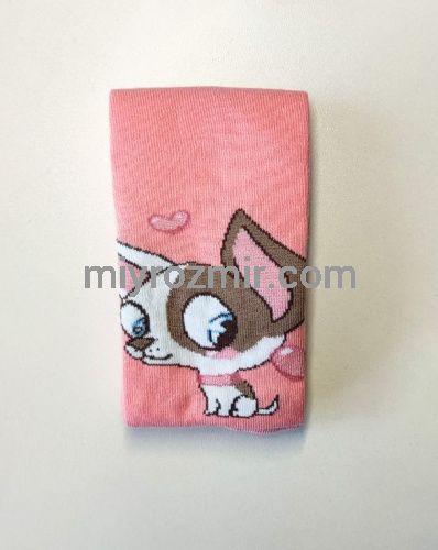 Master Step KidStep 5001 рожеві прикольні бавовняні колготи з малюнком фото 2 Master Step KidStep 5001 рожеві прикольні бавовняні колготи з малюнком фото 2