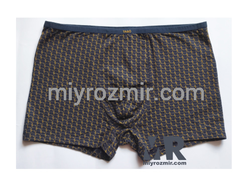 TASO 5795 бавовняно-бамбукові чоловічі труси шорти з вузькою резинкою та геометричним малюнком фото 7 TASO 5795 бавовняно-бамбукові чоловічі труси шорти з вузькою резинкою та геометричним малюнком фото 7