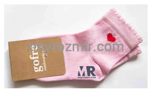 Gofre 315 дитячі шкарпетки з сердечком фото 3 Gofre 315 дитячі шкарпетки з сердечком фото 3