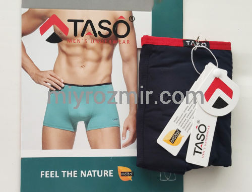 TASO DM 5556 COLOUR STYLE Однотонні труси шорти, модал, з вузькою резинкою