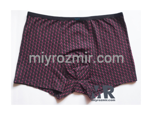 TASO 5795 бавовняно-бамбукові чоловічі труси шорти з вузькою резинкою та геометричним малюнком фото 9 TASO 5795 бавовняно-бамбукові чоловічі труси шорти з вузькою резинкою та геометричним малюнком фото 9