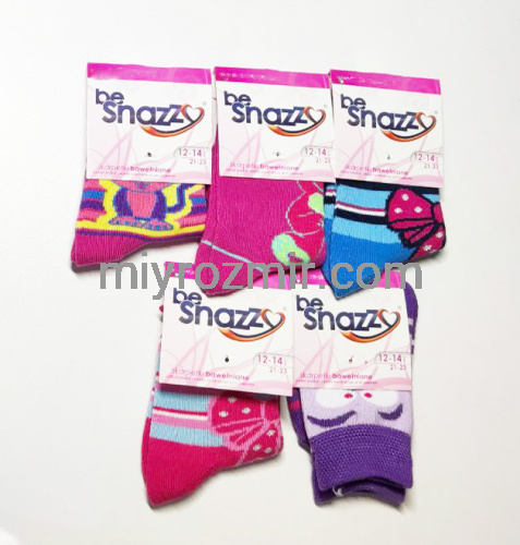 Be snazzy SK-04 набір 5шт кольорових дитячих шкарпеток фото 2 Be snazzy SK-04 набір 5шт кольорових дитячих шкарпеток фото 2