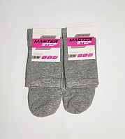 Master Step 212 Сірі класичні жіночі шкарпетки без малюнку
