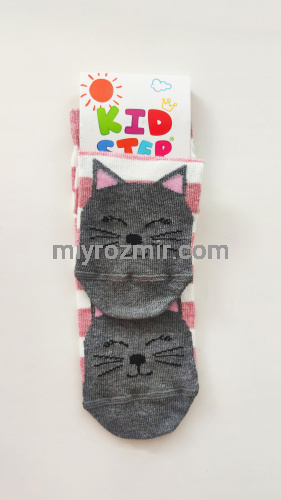 Master Step Kidstep 833 Шкарпетки в смужку та з котиками Master Step Kidstep 833 Шкарпетки в смужку та з котиками