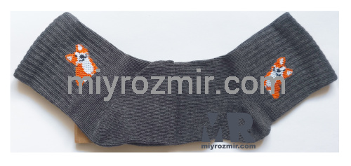 Gofre 313 дитячі шкарпетки з цуциком та широкою резинкою