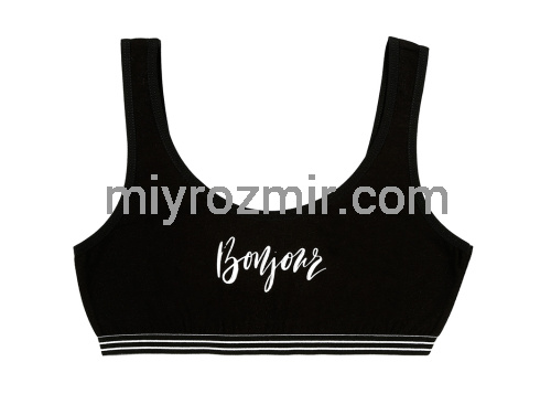 Donella 8971SZ жіночий чорний топ на широких бретелях Donella 8971SZ жіночий чорний топ на широких бретелях