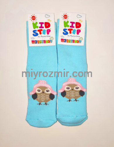 Master Step KidStep 055 Дитячі махрові теплі шкарпетки з малюнками Master Step KidStep 055 Дитячі махрові теплі шкарпетки з малюнками