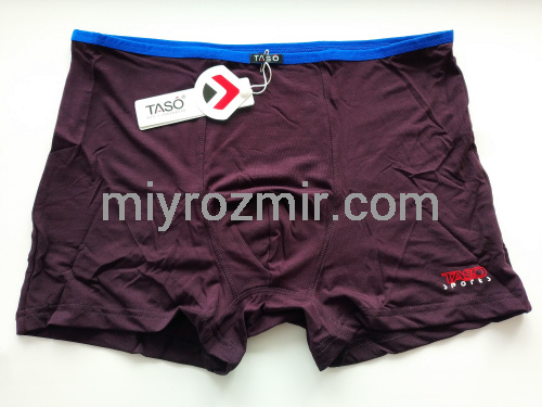 TASO DM 5556 COLOUR STYLE Однотонні труси шорти, модал, з вузькою резинкою фото 5