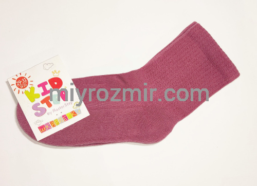 Master Step KidStep 0430 однотонні дитячі шкарпетки з махровою стопою фото 4 Master Step KidStep 0430 однотонні дитячі шкарпетки з махровою стопою фото 4