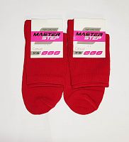 Master Step 212 Червоні жіночі однотонні шкарпетки без малюнку