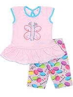 Татошка 081222 яскравий комплект на літо футболка туніка та штани