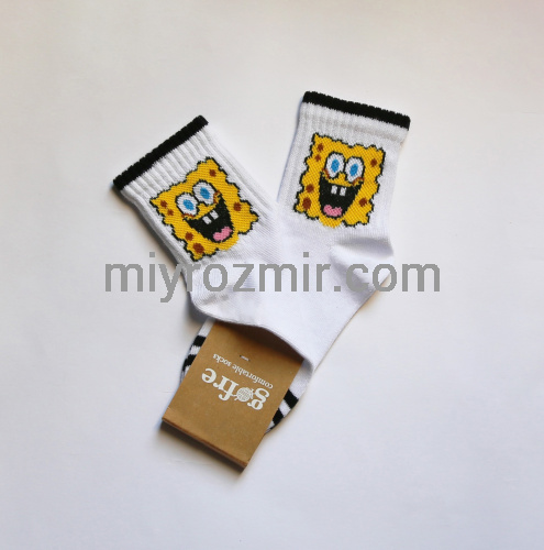 Gofre 307/1 дитячі шкарпетки з Губка Боб і Скідвард Gofre 307/1 дитячі шкарпетки з Губка Боб і Скідвард