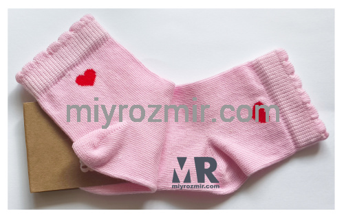 Gofre 315 дитячі шкарпетки з сердечком фото 4 Gofre 315 дитячі шкарпетки з сердечком фото 4