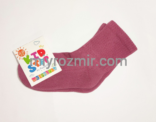 Master Step KidStep 0430 однотонні дитячі шкарпетки з махровою стопою фото 3 Master Step KidStep 0430 однотонні дитячі шкарпетки з махровою стопою фото 3