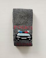 Бавовняні колготки з поліцейською машинкою на хлопчика KidStep 901
