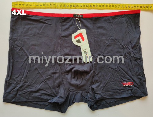 TASO DM 5556 COLOUR STYLE Однотонні труси шорти, модал, з вузькою резинкою фото 6