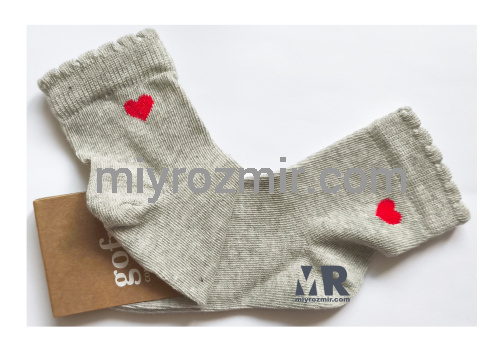 Gofre 315 дитячі шкарпетки з сердечком фото 7 Gofre 315 дитячі шкарпетки з сердечком фото 7
