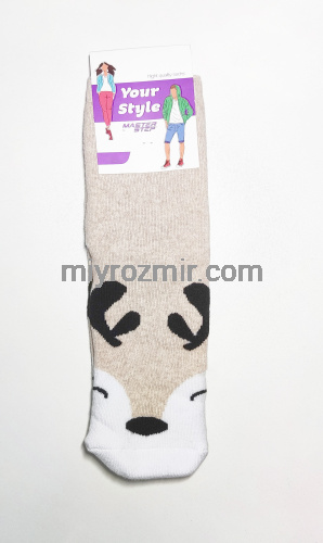 Мaster Step 565/0535 Новорічні махрові шкарпетки Олень Мaster Step 565/0535 Новорічні махрові шкарпетки Олень