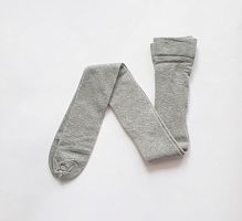 Vignoni сірі однотонні бавовняні колготи на дівчинку