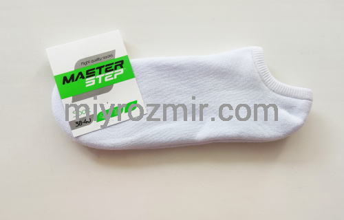 Master Step Sport 0500 РІЗНІ КОЛЬОРИ Однотонні теплі короткі махрові шкарпетки без малюнку фото 5