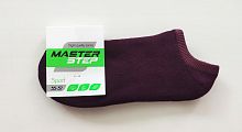 Master Step Sport 0500 РІЗНІ КОЛЬОРИ Однотонні теплі короткі махрові шкарпетки без малюнку