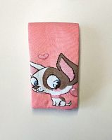 Master Step KidStep 5001 рожеві прикольні бавовняні колготи з малюнком