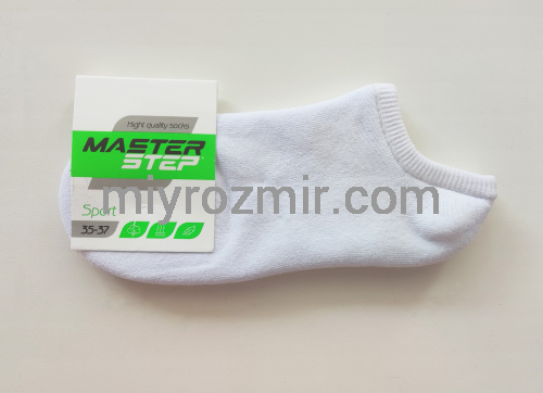 Master Step Sport 0500 РІЗНІ КОЛЬОРИ Однотонні теплі короткі махрові шкарпетки без малюнку фото 2