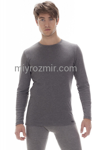Чоловіча бавовняна футболка з довгим рукавом Cornette Authentic 214 фото 3