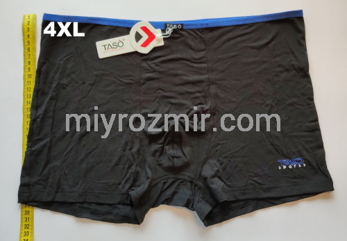 TASO DM 5556 COLOUR STYLE Однотонні труси шорти, модал, з вузькою резинкою фото 4