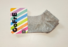 Gofre 310 Бавовняні короткі однотонні дитячі шкарпетки напівсітка