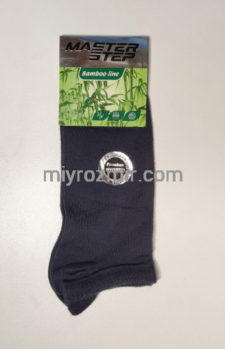 Master Step 759 / 3810 РІЗНІ КОЛЬОРИ бамбукові чоловічі короткі шкарпетки без малюнку фото 2