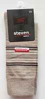 Steven 056/1 Тілесні чоловічі шкарпетки з класичним малюнком