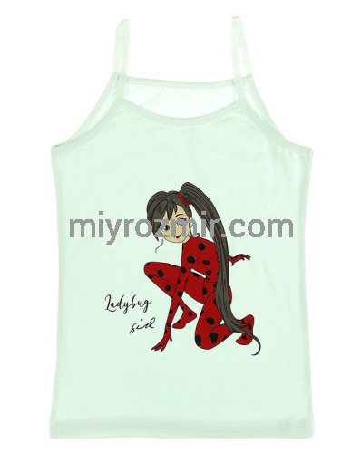 Donella 4371LY Lady Bug / Леді Баг кольорові майки на дівчинку