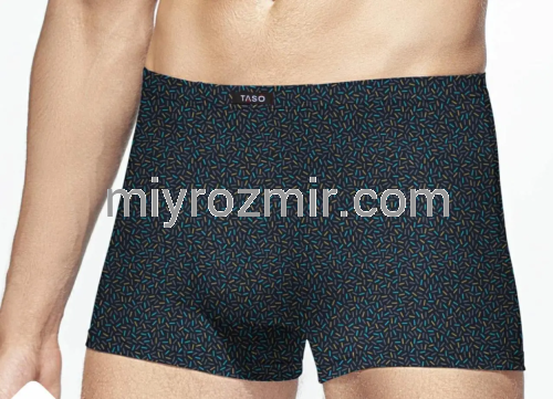 TASO 5785 Colour style бамбукові труси шорти з дрібним малюнком на чоловіка
