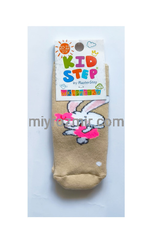 Master Step KidStep 4533 бежеві махрові дитячі шкарпетки з зайчиком фото 4 Master Step KidStep 4533 бежеві махрові дитячі шкарпетки з зайчиком фото 4