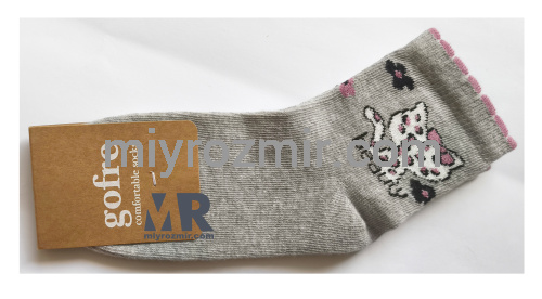 Gofre 315 прикольні дитячі шкарпетки з котиком Gofre 315 прикольні дитячі шкарпетки з котиком