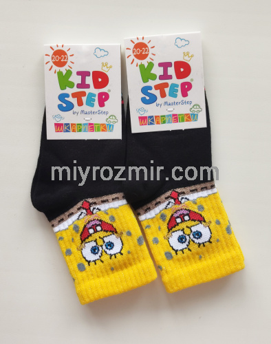 Дитячі бавовняні шкарпетки Губка Боб  Master Step 005 фото 32