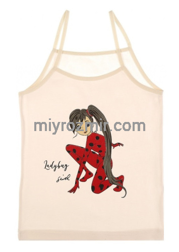 Donella 4371LY Lady Bug / Леді Баг кольорові майки на дівчинку фото 2