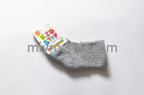 Master Step KidStep 0430 Сірі однотонні дитячі шкарпетки з махровою стопою Master Step KidStep 0430 Сірі однотонні дитячі шкарпетки з махровою стопою