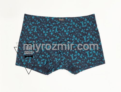 TASO 5794 бамбукові чоловічі труси шорти з геометричним малюнком TASO 5794 бамбукові чоловічі труси шорти з геометричним малюнком